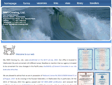 Tablet Screenshot of nms-crewing.com